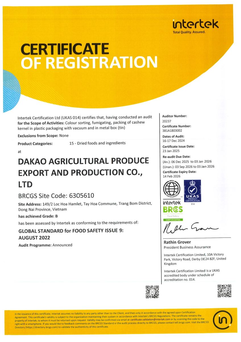CERTIFICATES